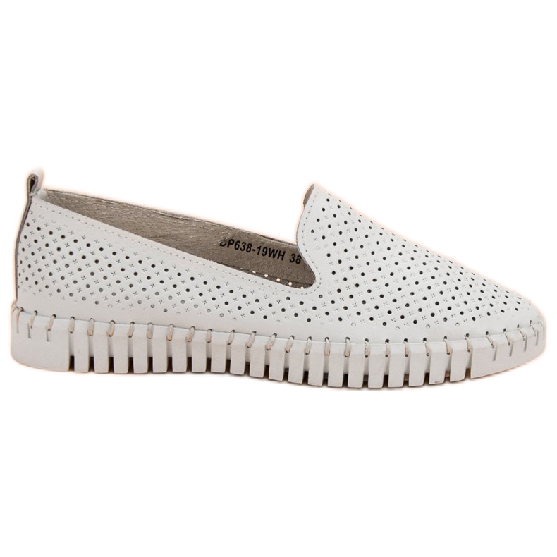 Filippo Valkoiset nahkaiset herrat valkoinen