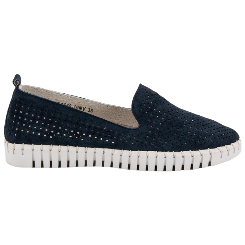 Filippo Navy Leather Lords sininen laivastonsininen