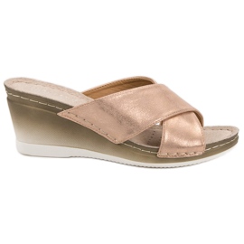 VINCEZA Wedge -sandaalit keltainen