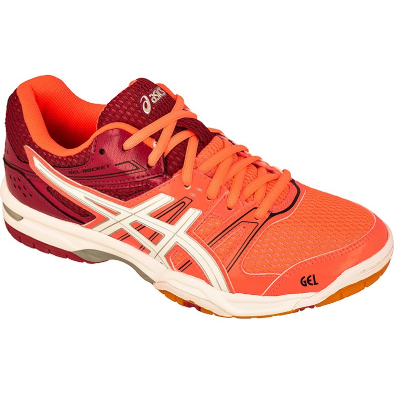 Asics Gel-Rocket 7 W B455N-0601 lentopallokengät monivärinen oranssi
