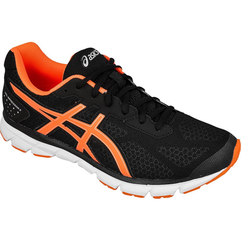 Juoksukengät Asics Gel-Impression 9 M T6F1N-9030 musta oranssi