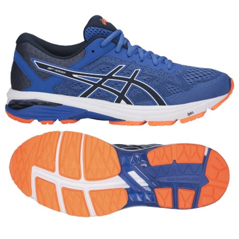 Juoksukengät Asics Gt 1000 6 M T7A4N-4549 laivastonsininen