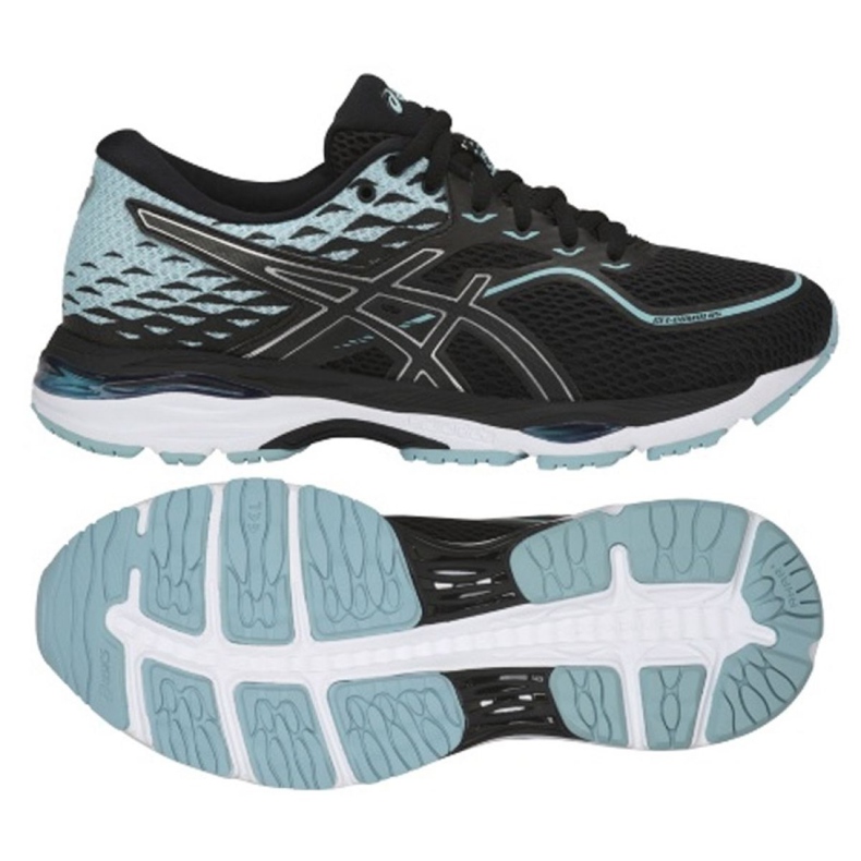 Asics Ascis Gel Cumulus 19 M T7B8N-9014 juoksukengät musta sininen