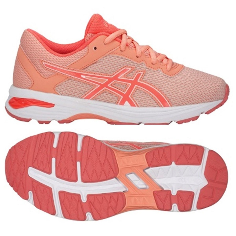 Juoksukengät Asics Gt 1000 6 Gs W C740N-9506 monivärinen vaaleanpunainen