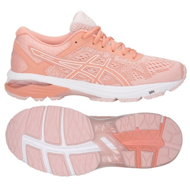 Juoksukengät Asics Gt 1000 6 W T7A9N-1706 vaaleanpunainen