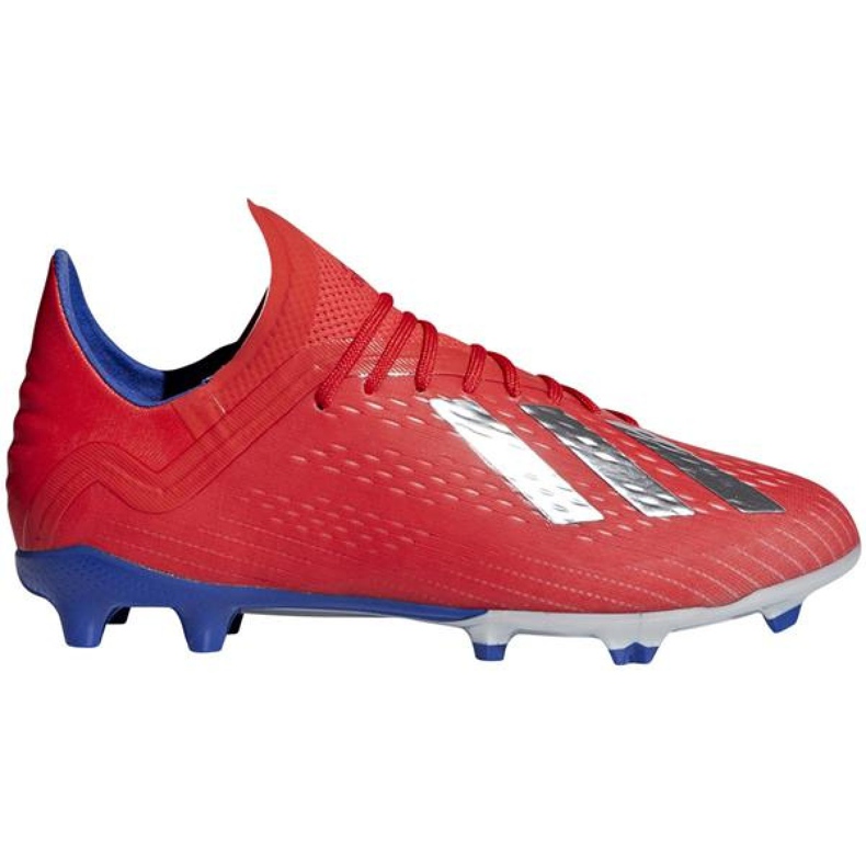 Adidas X 18.1 Fg Jr BB9353 jalkapallokengät punainen punainen