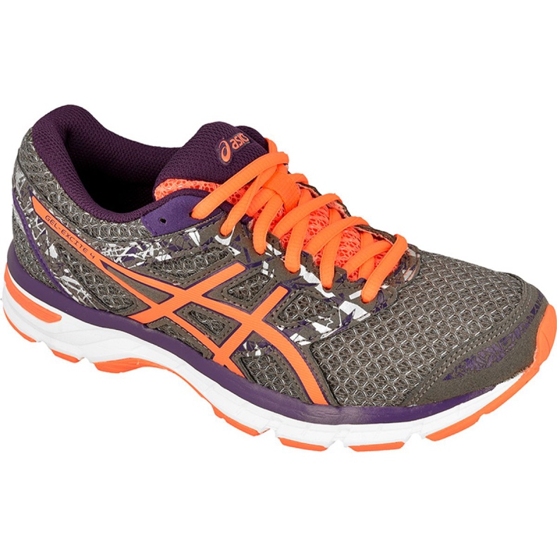 Juoksukengät Asics Gel-Excite 4 W T6E8N-9606 violetti oranssi harmaa