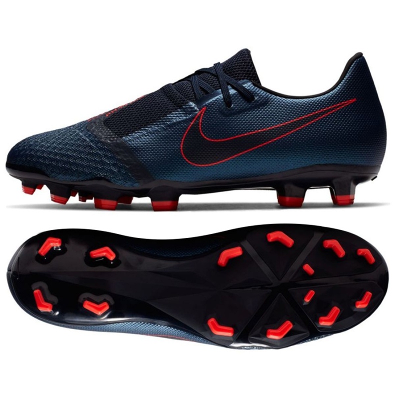 Nike Phantom Venom Academy Fg M AO0566-440 jalkapallokengät laivastonsininen laivastonsininen