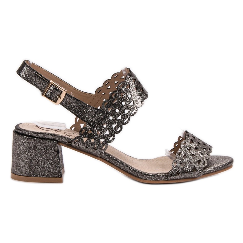 Kylie Harmaat korkokengät sandaalit