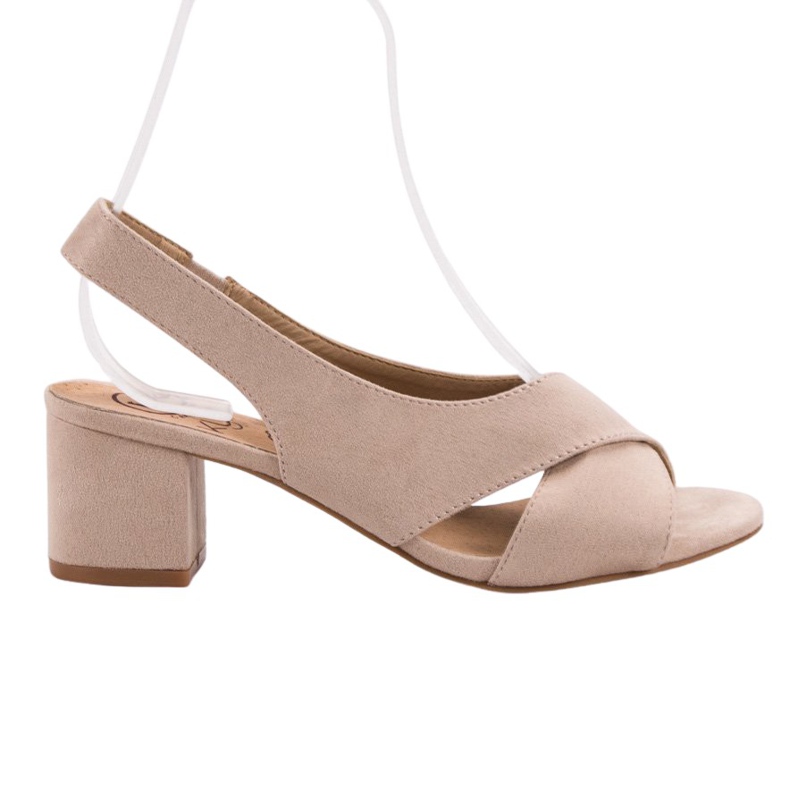 Kylie Suede Beige Sandaalit