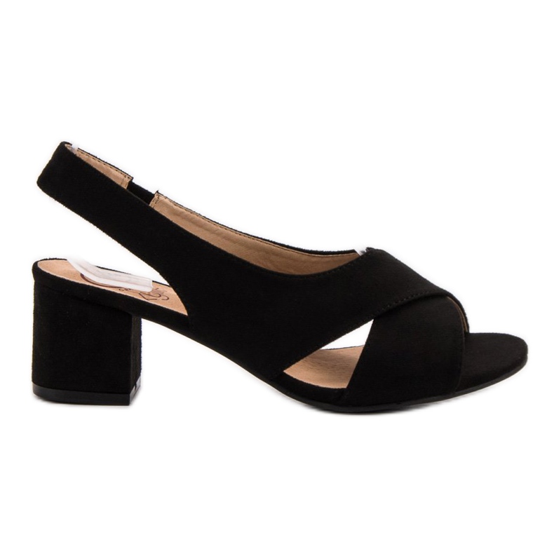 Kylie Mokkanahka mustat sandaalit