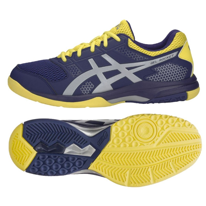 Asics Gel Rocket 8 M B706Y-426 lentopallokengät laivastonsininen laivastonsininen