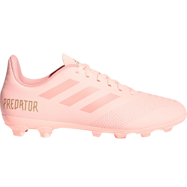 Adidas Predator 18.4 FxG Jr DB2322 jalkapallokengät monivärinen vaaleanpunainen