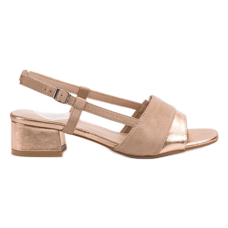 VINCEZA jauhe sandaalit vaaleanpunainen