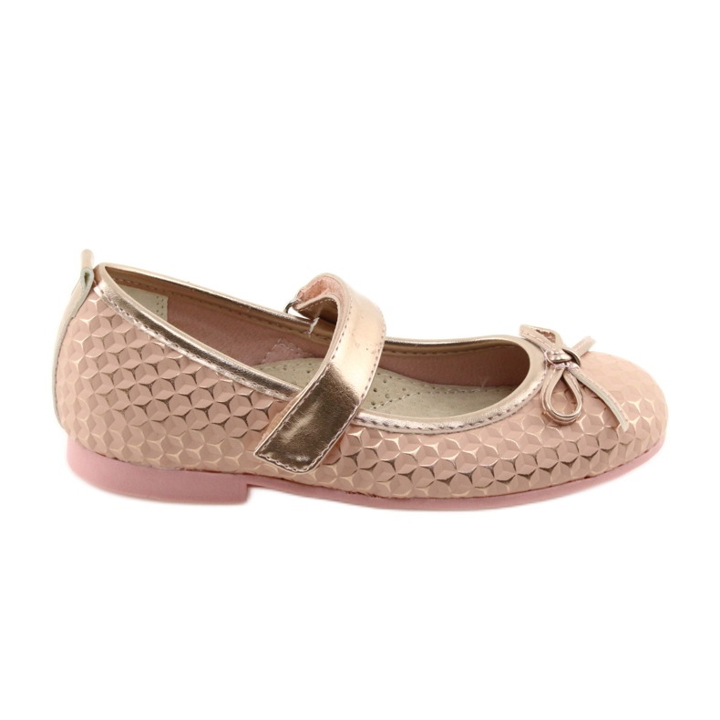 Tyttöjen ballerinat American Club GC16 keltainen vaaleanpunainen