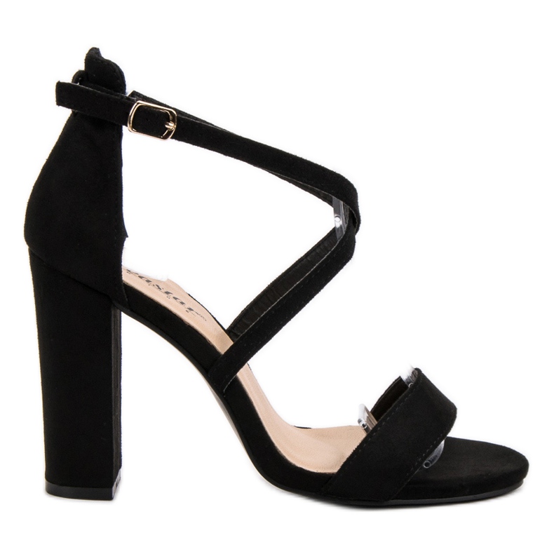 Seastar Tyylikkäät mustat sandaalit