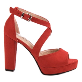 Seastar Mokka sandaalit alustalla punainen