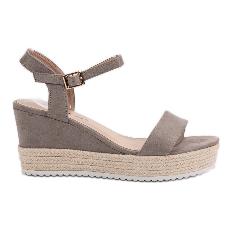 Seastar Mukavat kiilamaiset sandaalit harmaa