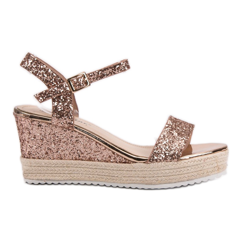 Seastar Mukavat kiilamaiset sandaalit keltainen Seastar Mukavat kiilamaiset sandaalit keltainen