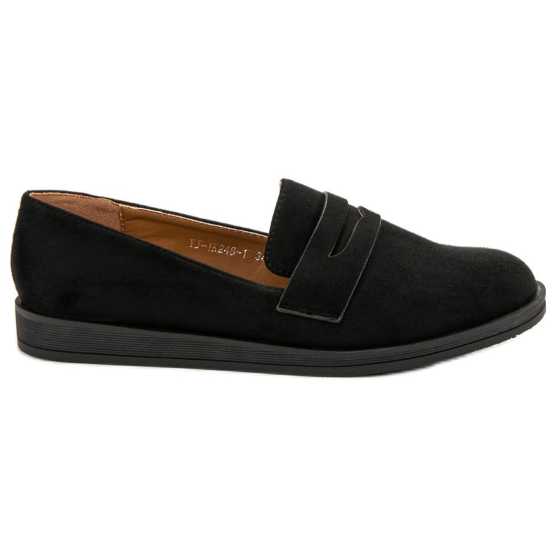 Best Shoes Mustat rento Loaferit