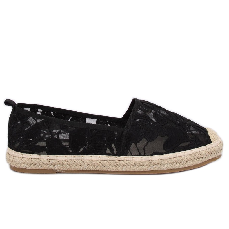 Mustat, avoimet espadrillit 68-130 Musta
