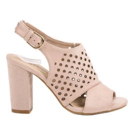 Seastar Rakennetut avoimet sandaalit vaaleanpunainen Seastar Rakennetut avoimet sandaalit vaaleanpunainen