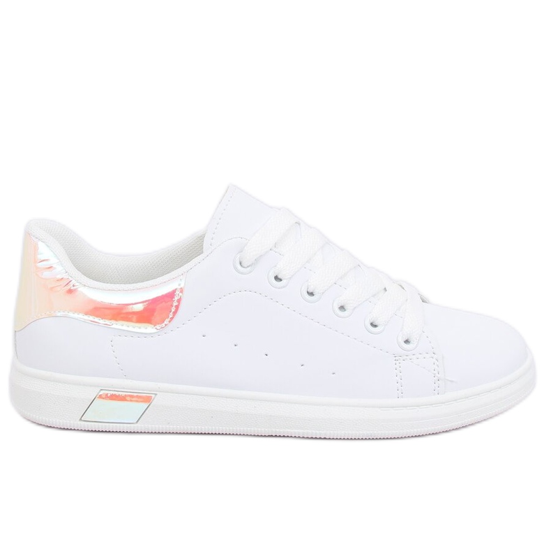 Valkoiset holografiset lenkkarit BL147NEW Samppanja valkoinen