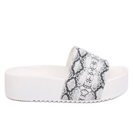 Valkoiset N-32 White Snake -tossut valkoinen