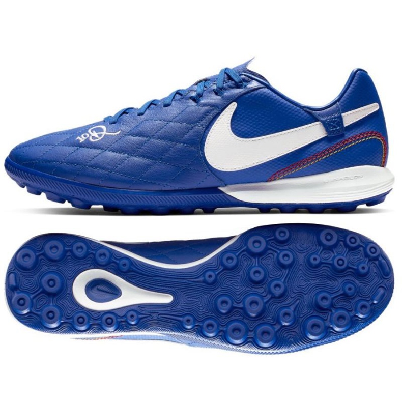 Nike Tiempo Lunar LegendX 7 Pro 10R Tf M AQ2212-410 jalkapallokengät sininen sininen