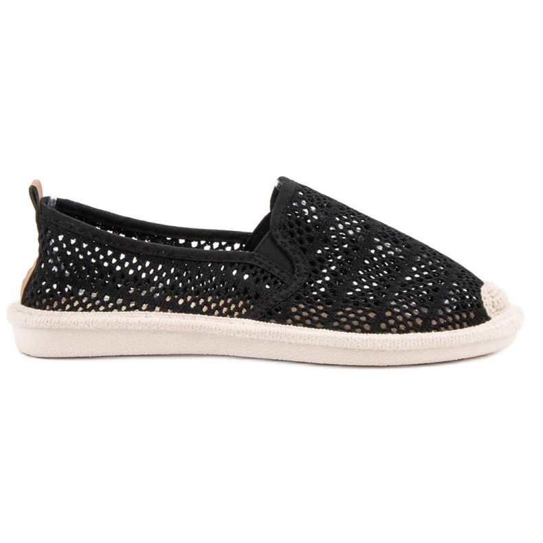 Lace Slip On lenkkarit musta