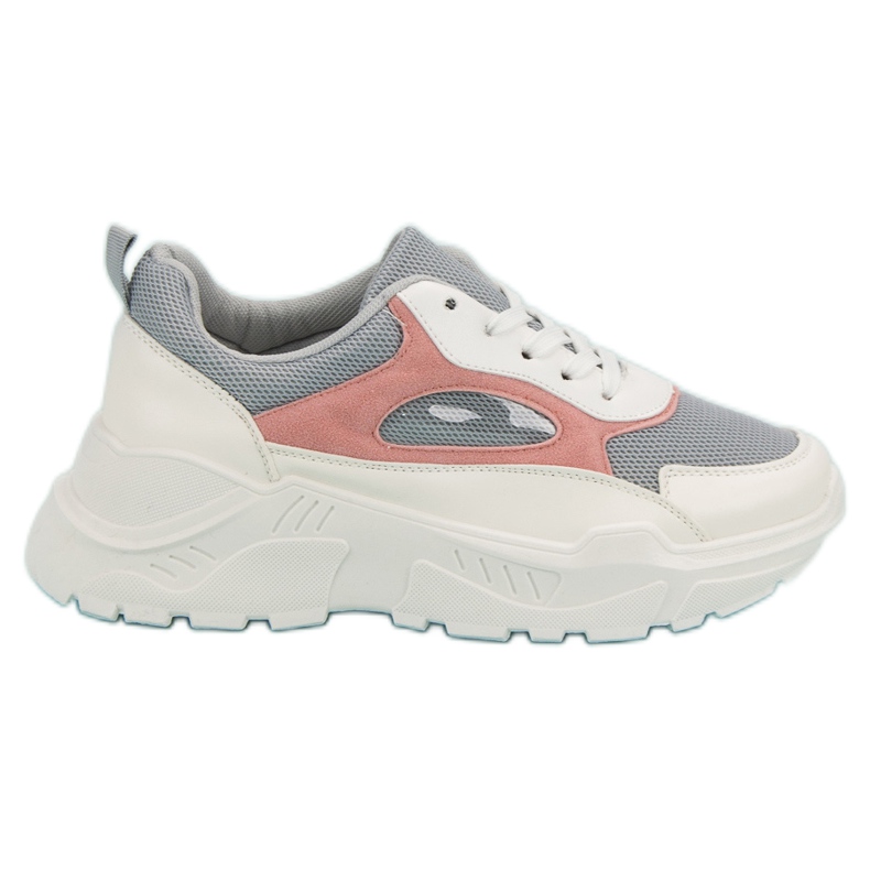 Tennarit alustalla valkoinen harmaa vaaleanpunainen