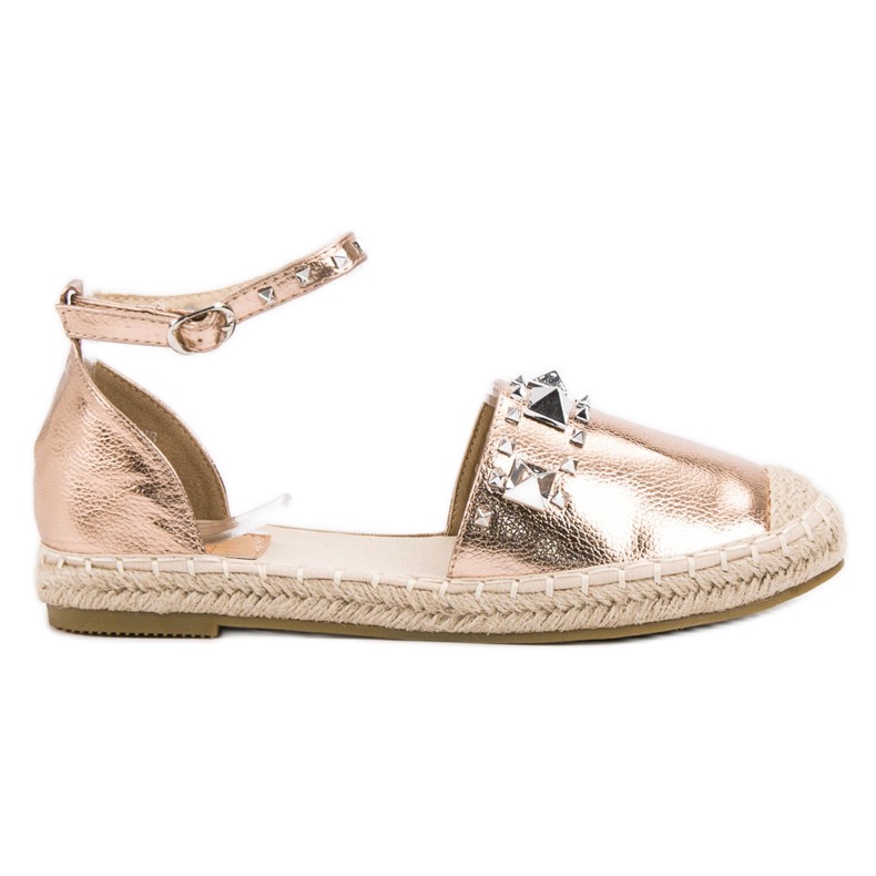Bestelle Rose Gold Rock -espadrillit keltainen vaaleanpunainen