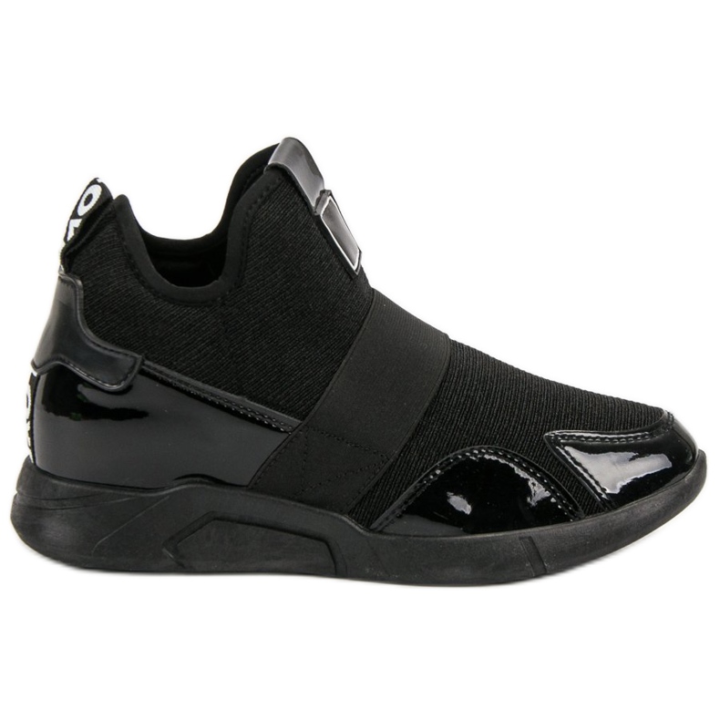 Wedge Slip-On lenkkarit musta