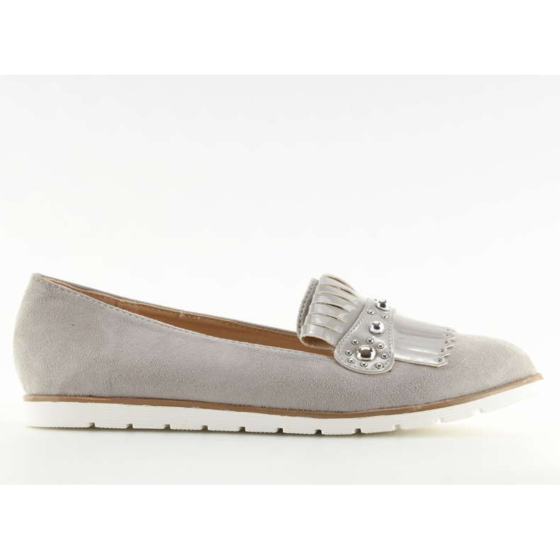 Mokasiinit naisille harmaa DM30P Grey II-GAT