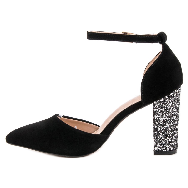 Weide Avokkaat Glitter Heel musta