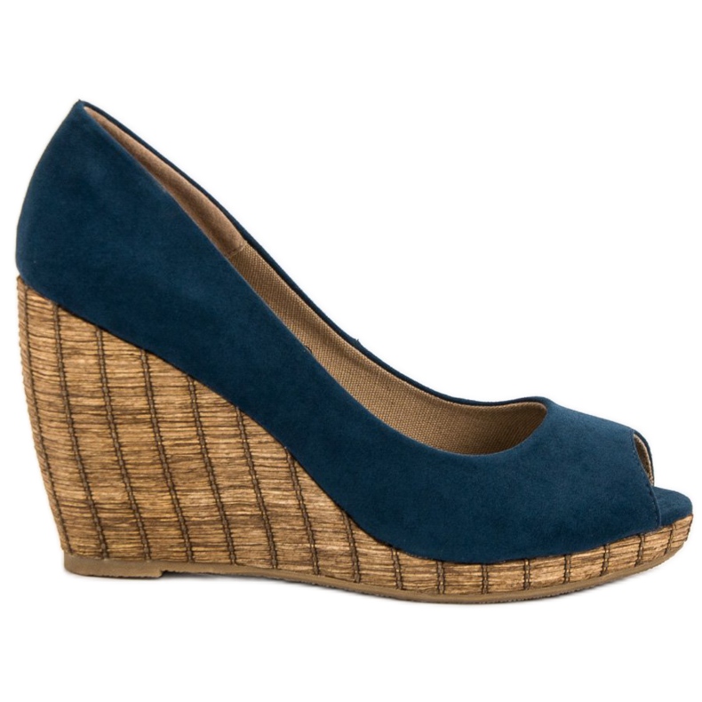 Corina Navy Open Toe -pumput sininen