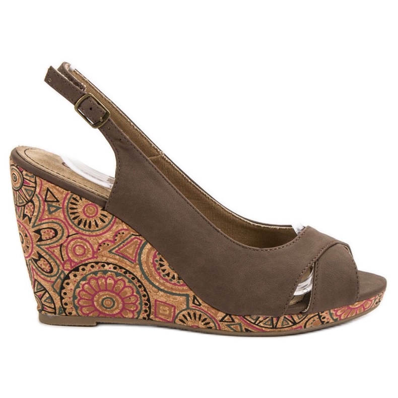 Corina Muodikkaat Ethno -sandaalit ruskea