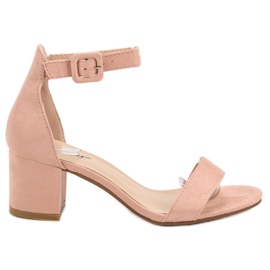 Seastar Jauhekorkoiset sandaalit vaaleanpunainen Seastar Jauhekorkoiset sandaalit vaaleanpunainen