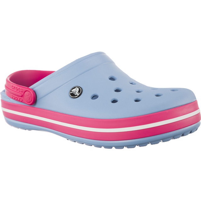 Crocs Crocband Chambray Blue Paradise Pink monivärinen