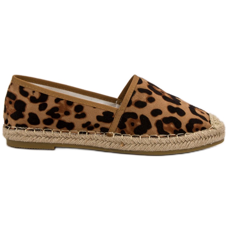 Spotted Espadrilles ruskea
