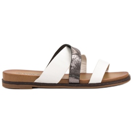 Vinceza Klassiset tossut valkoinen