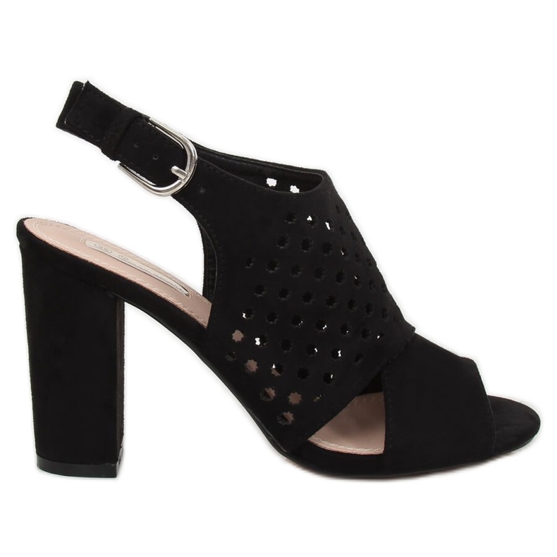Mustat, avoimet sandaalit WED557 Negro