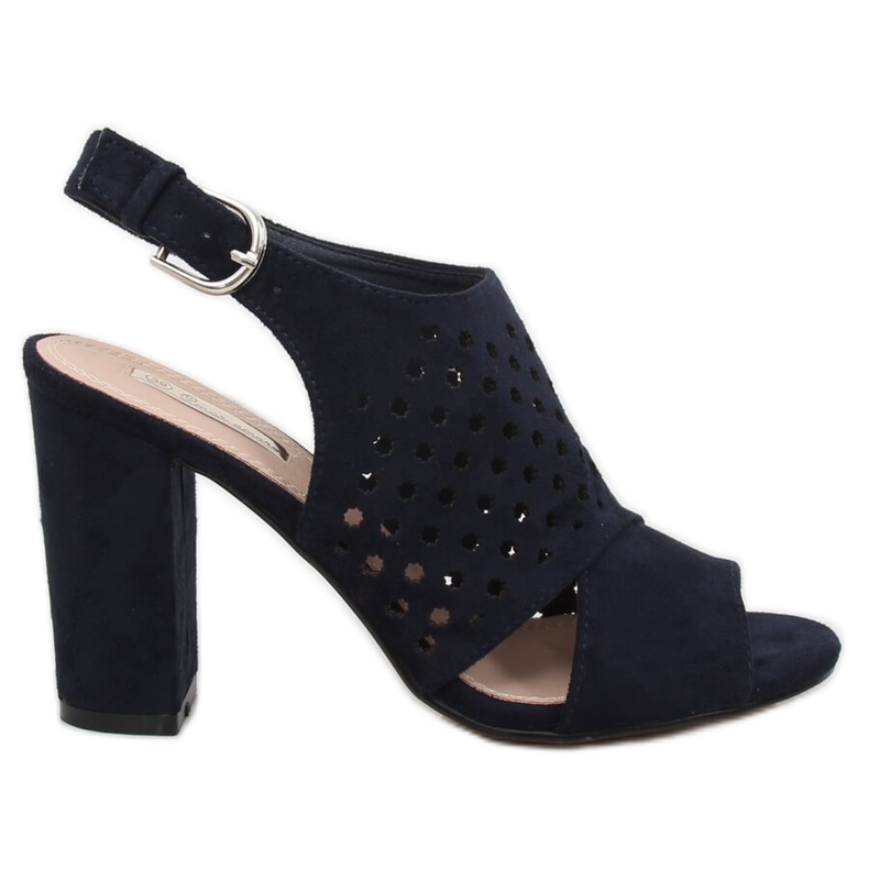 Tummansininen, avoin sandaalit WED557 Azul laivastonsininen
