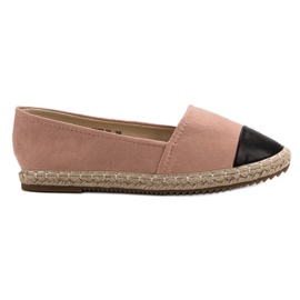Super Me Suede Espadrilles vaaleanpunainen
