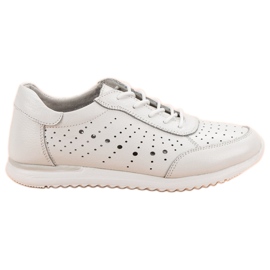 Kylie Valkoiset nahkakengät valkoinen