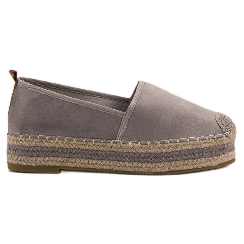 Coura Suede Espadrilles alustalla harmaa