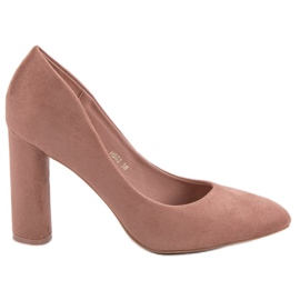 Small Swan Mokka pumput pilari vaaleanpunainen