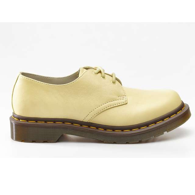Dr. Martens 1461 Virginia Pastel Yellow Virginia ruskea