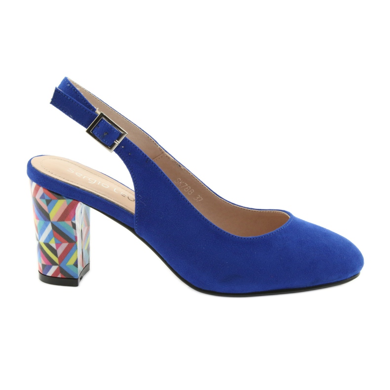 Sandaalit postitse Sergio Leone 788 indigo mic sininen