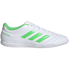 Sisäkengät adidas Copa 19.4 In M D98075 valkoinen valkoinen